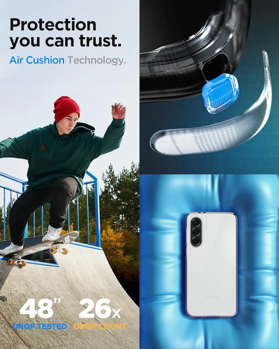 Spigen Liquid Crystal Hoesje - Samsung Galaxy A56 - Transparant