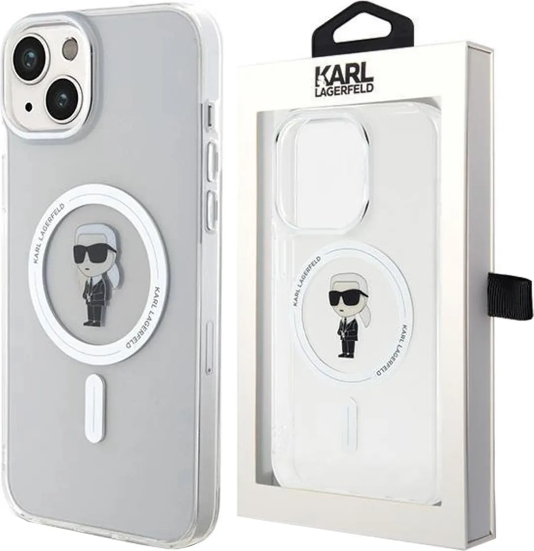 Karl Lagerfeld IML Ikonik MagSafe Hoesje iPhone 15 Plus