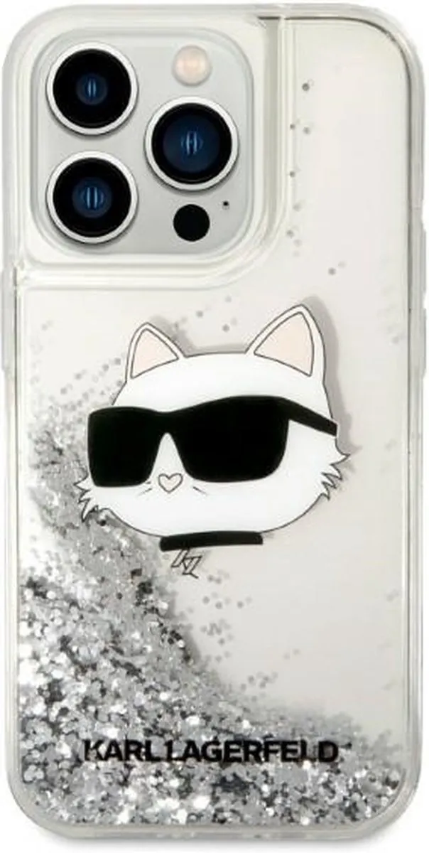 Karl Lagerfeld KLHCP14XLNCHCS iPhone 14 Pro Max Hardcase - Glitter Choupette - Kleurrijk