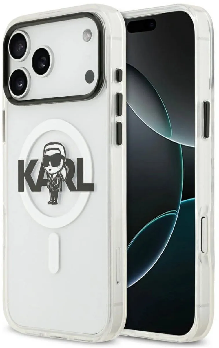 Karl Lagerfeld Case IML Sketch Logo MagSafe iPhone 17 Pro Max