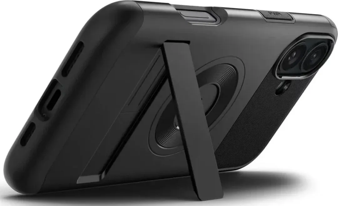Spigen Slim Armor ACS06648 Hoesje - iPhone 16 - Zwart