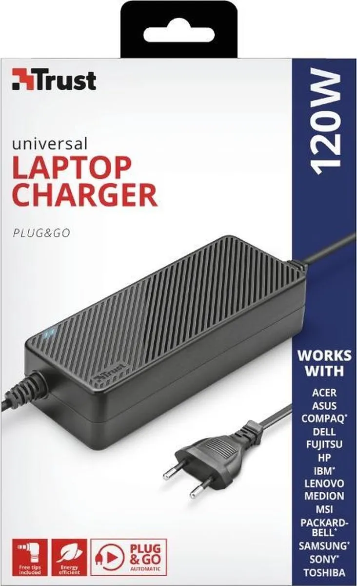 Trust 21751 Power Adapter/Inverter 120W - Zwart