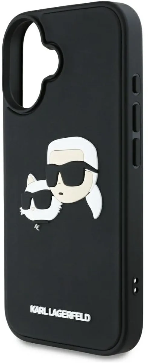 Karl Lagerfeld HC 3D Rubberen Hoesje iPhone 16 - Transparent - afbeelding 6 van 6