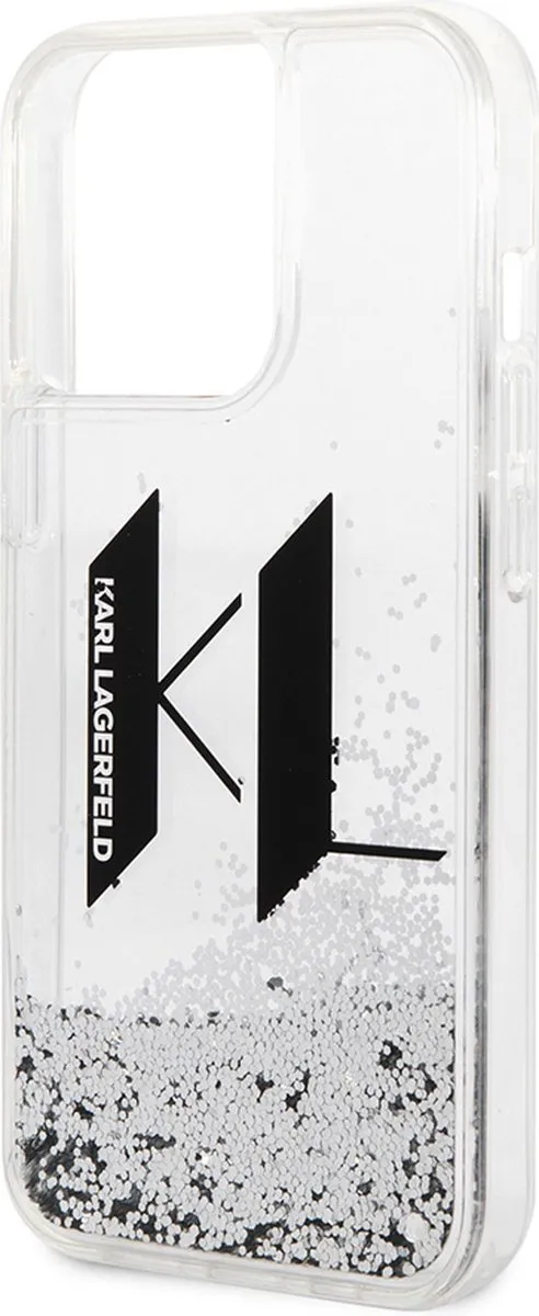 Karl Lagerfeld iPhone 14 Pro Backcase - Effen Zilver