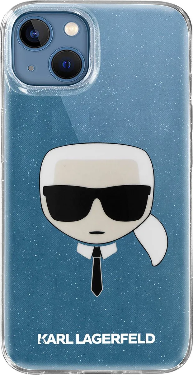 Karl Lagerfeld iPhone 13 Mini Hoesje KLHCP13SKHTUGLS - Transparant