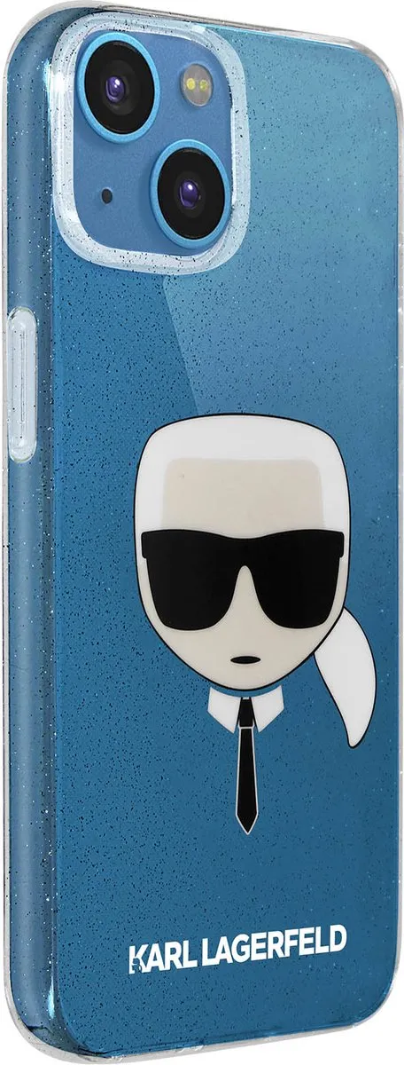 Karl Lagerfeld iPhone 13 Mini Hoesje KLHCP13SKHTUGLS - Transparant