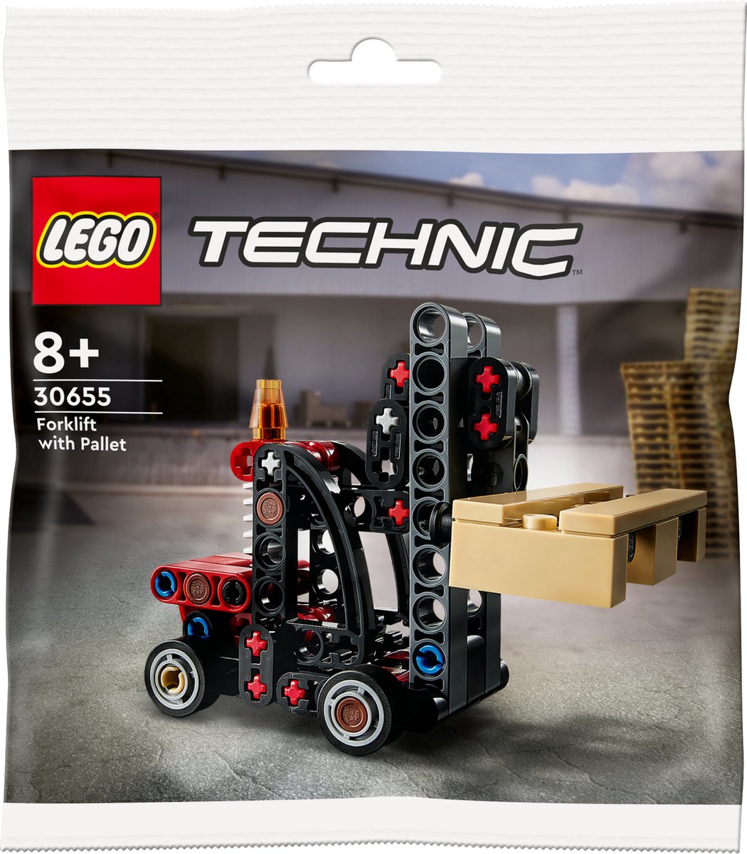 LEGO Technic Vorkheftruck met pallet - 30655 - polybag
