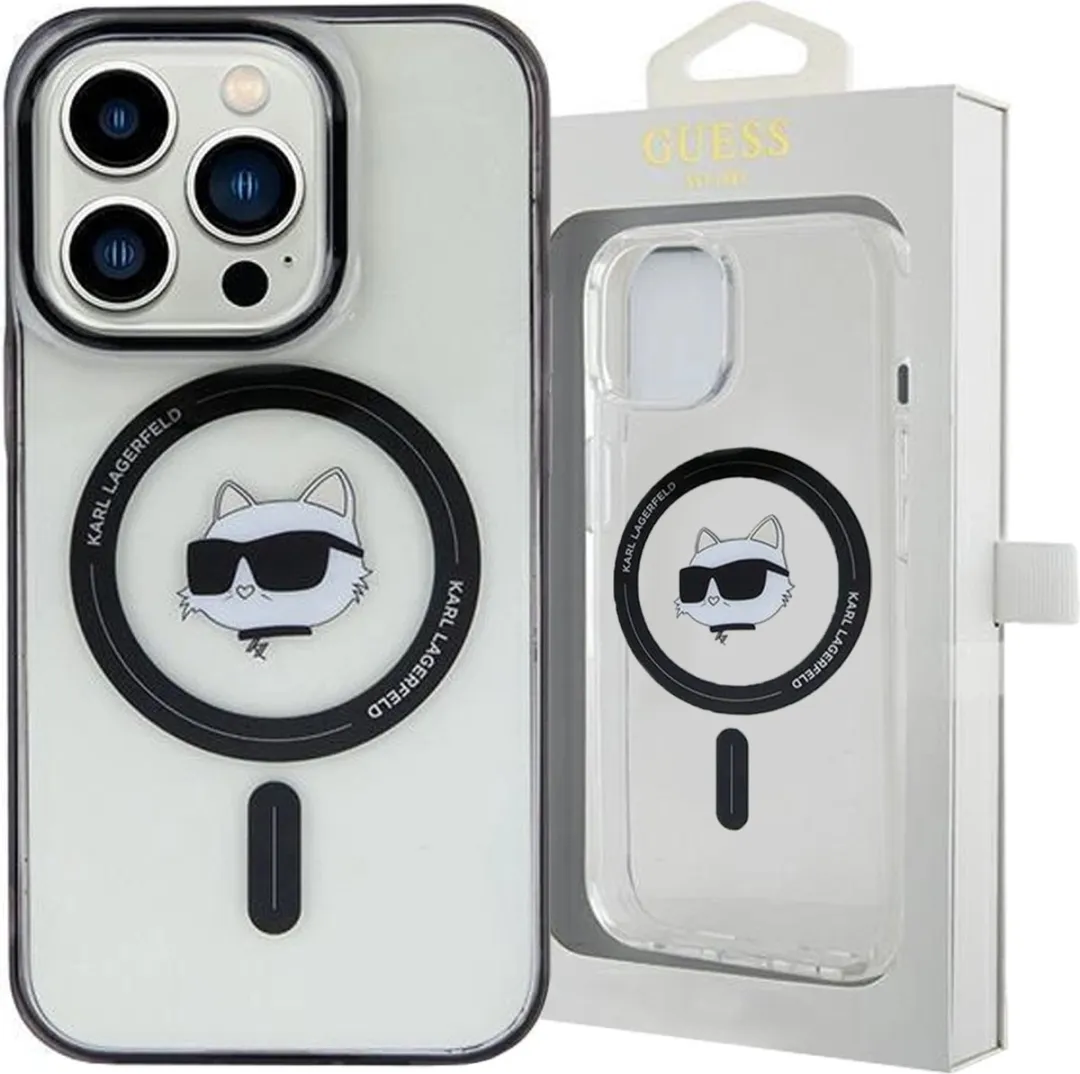 Karl Lagerfeld IML Choupette's Head MagSafe Hoesje iPhone 15 Plus