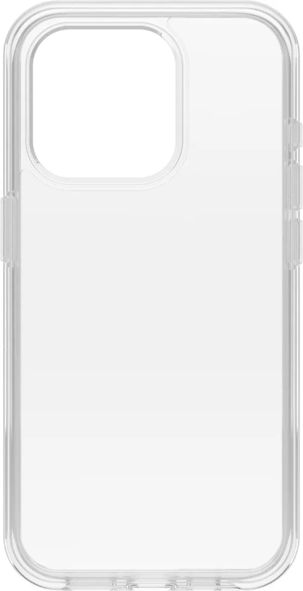 OtterBox Symmetry Hoesje iPhone 15 Pro - Transparant - Zwart
