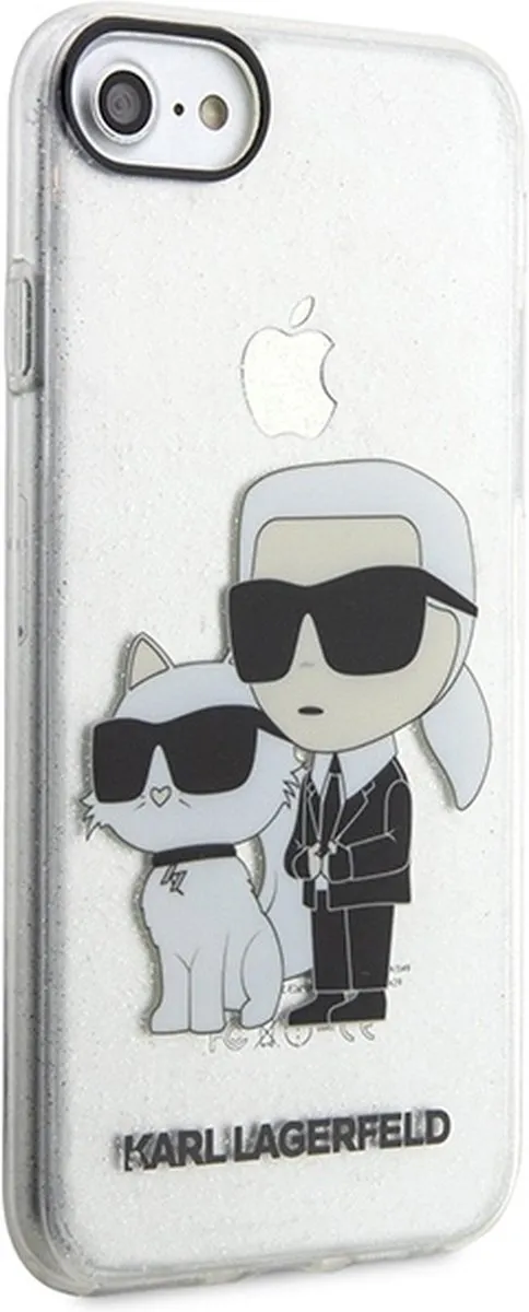 Karl Lagerfeld KLHCI8HNKCTGT Hoesje iPhone 7/8/SE - Transparant