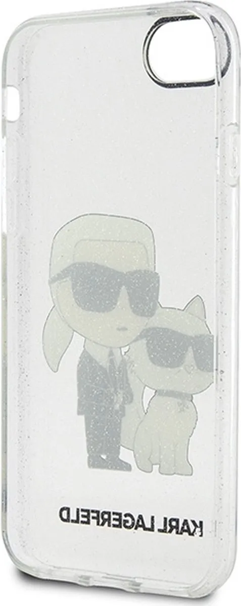 Karl Lagerfeld KLHCI8HNKCTGT Hoesje iPhone 7/8/SE - Transparant