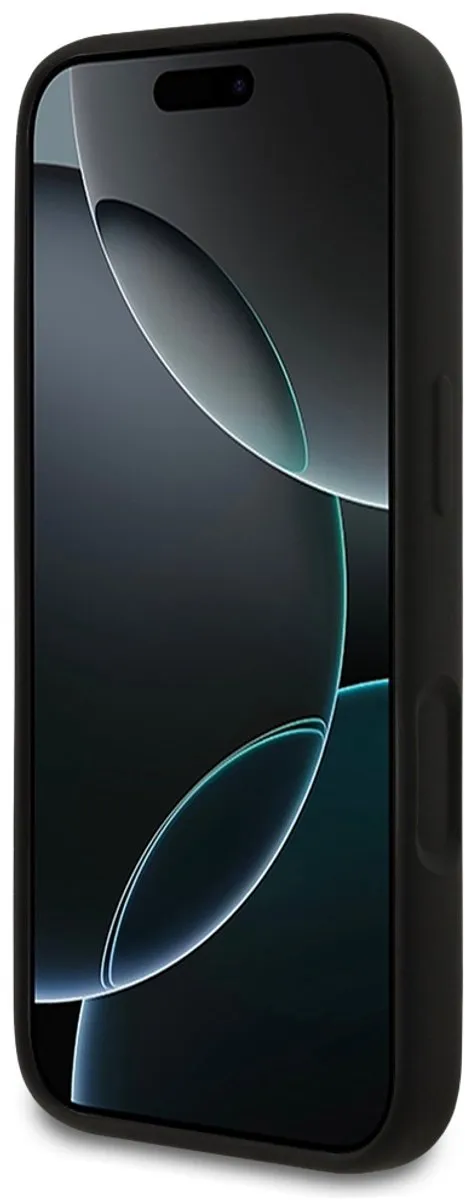 Karl Lagerfeld Silicone Case K&C Sketch & Logo - iPhone 17 Pro - Zwart - afbeelding 6 van 6