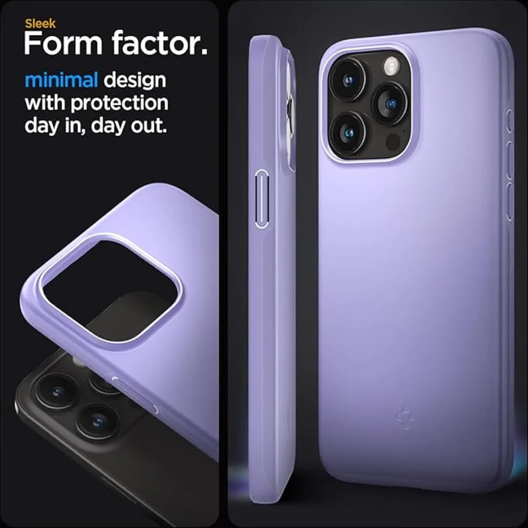Spigen Thin Fit Hoesje iPhone 15 Pro - Paars