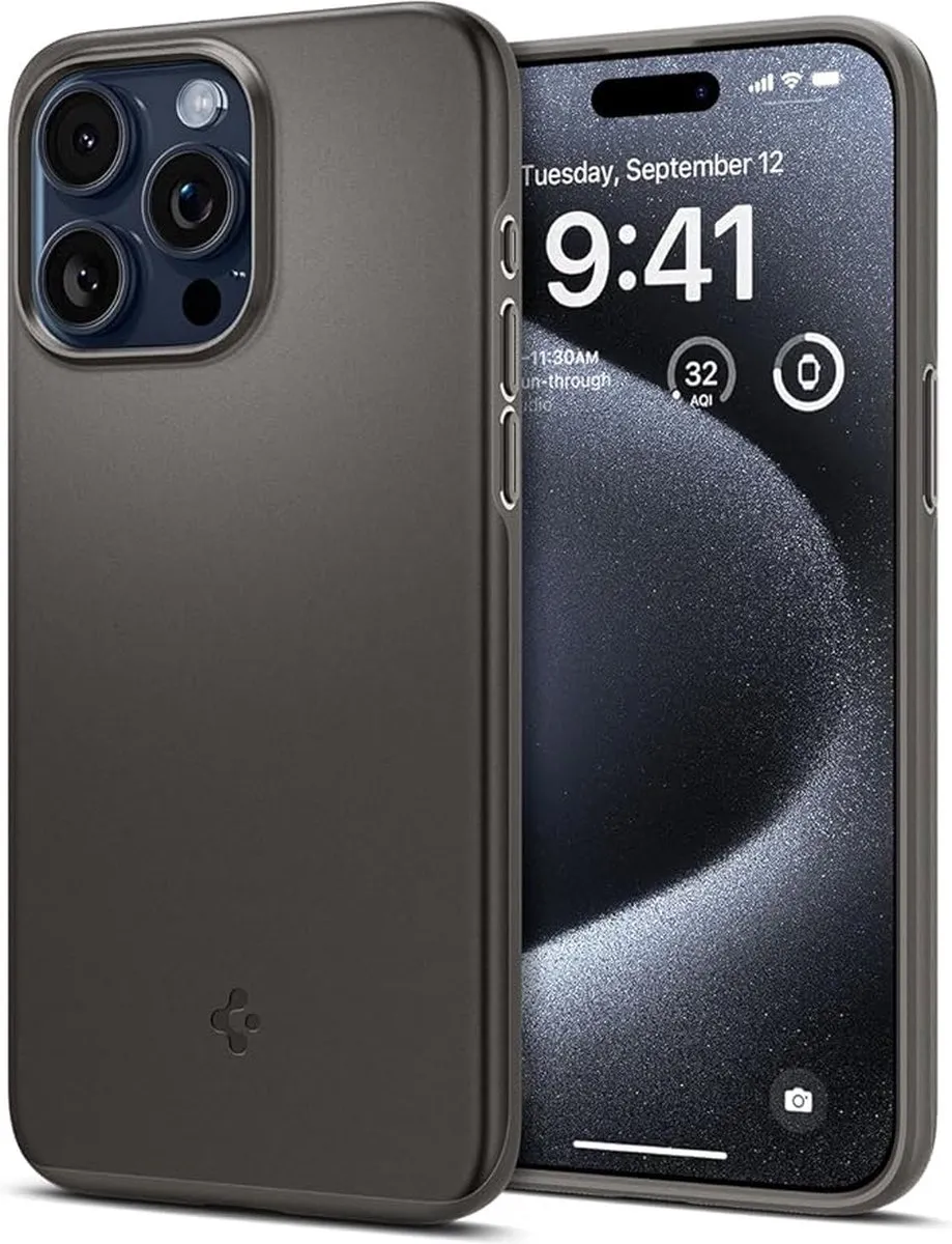 Spigen iPhone 15 Pro Back Cover Thin Fit