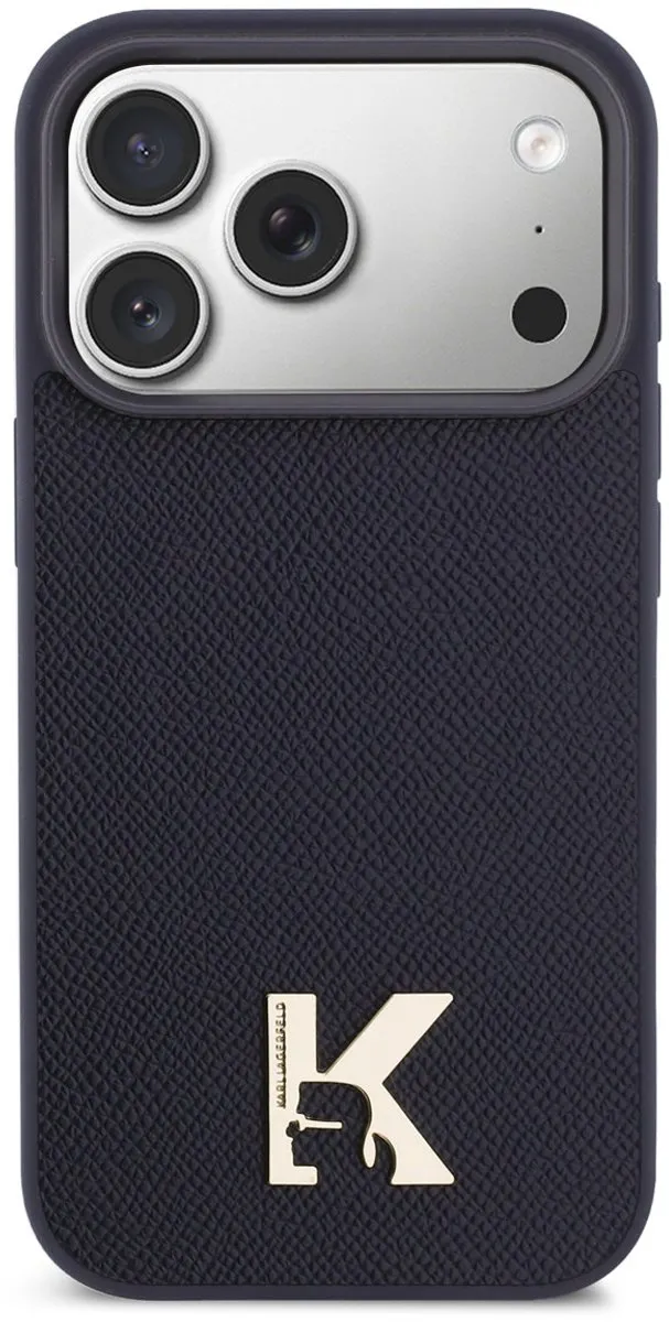 Karl Lagerfeld Hoesje iPhone 17 Pro Max MagSafe Navy