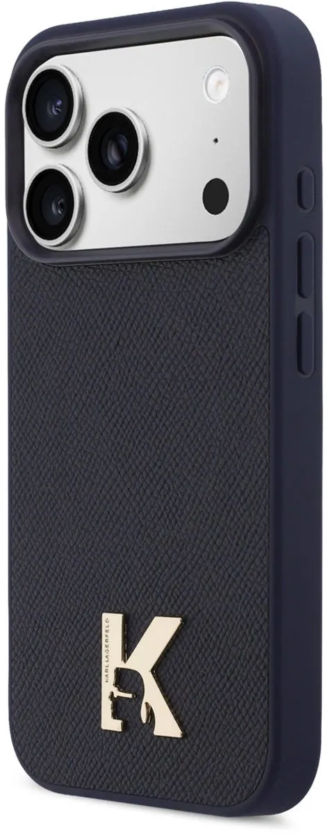 Karl Lagerfeld Hoesje iPhone 17 Pro Max MagSafe Navy