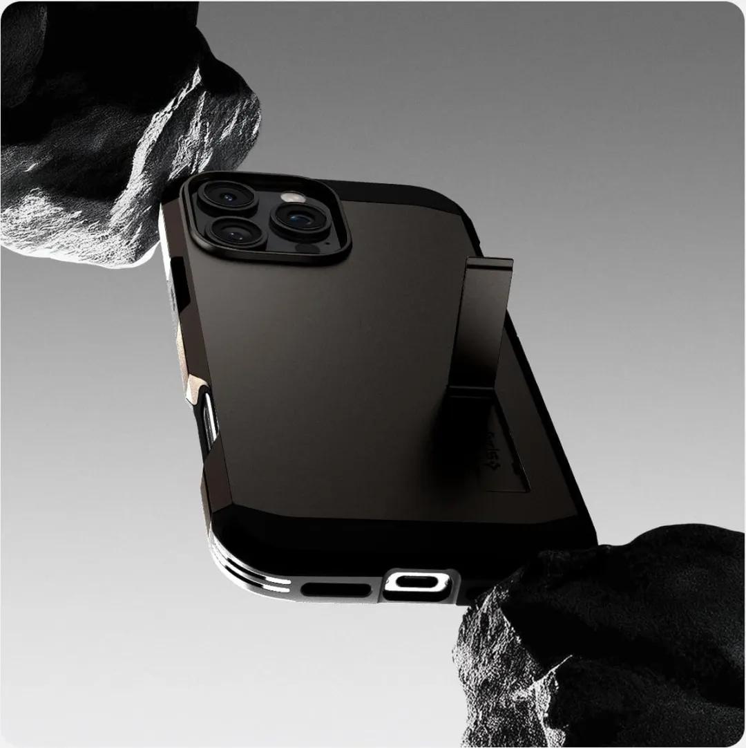 Spigen Tough Armor ACS06612 Hoesje - iPhone 16 Pro Max - Gunmetal