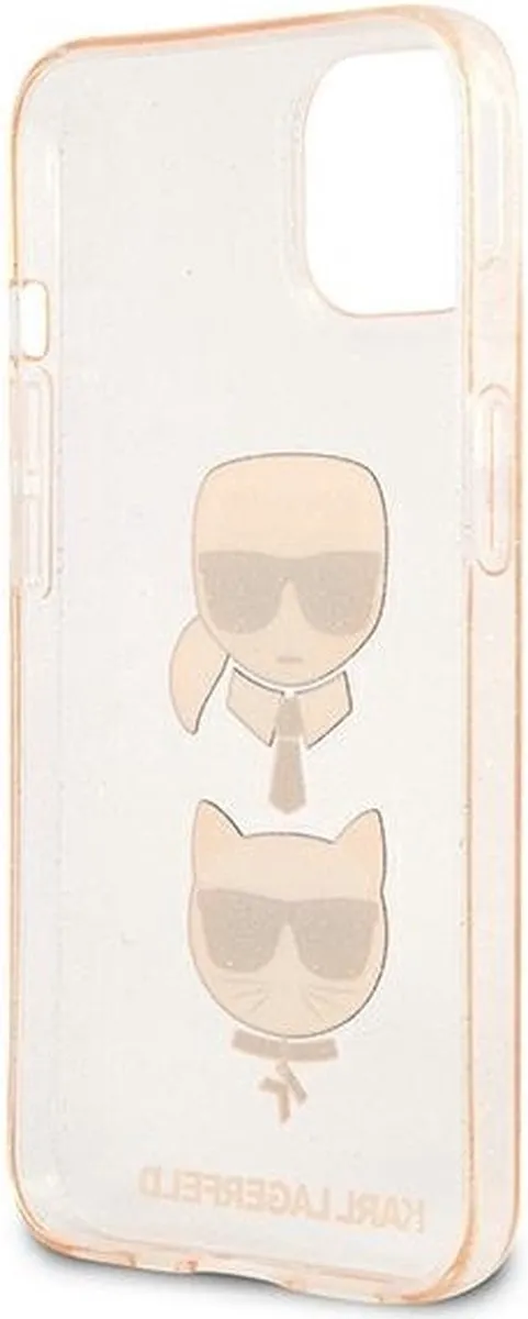 Karl Lagerfeld KLHCP13SKCTUGLGO iPhone 13 mini Hardcase - Goud