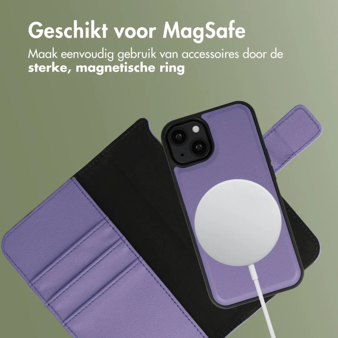 Imoshion iPhone 13 Hoesje 2-in-1 Bookcase - Paars