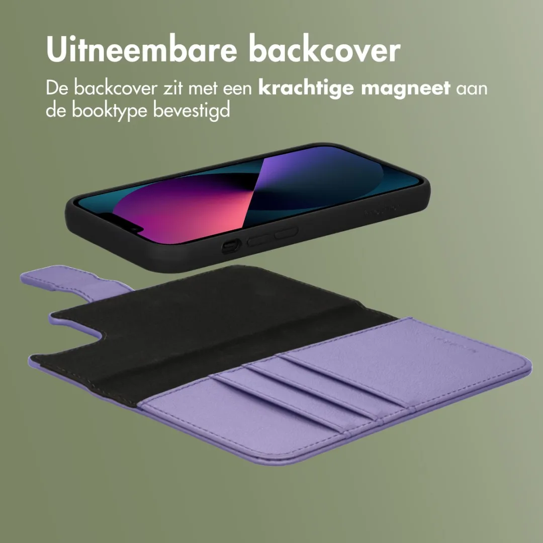 Imoshion iPhone 13 Hoesje 2-in-1 Bookcase - Paars