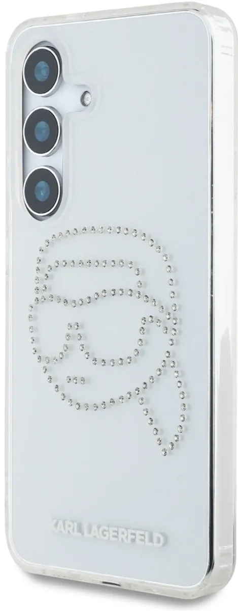 Karl Lagerfeld Strassen Karl Hoofd Logo Hoesje - Transparent - afbeelding 6 van 6
