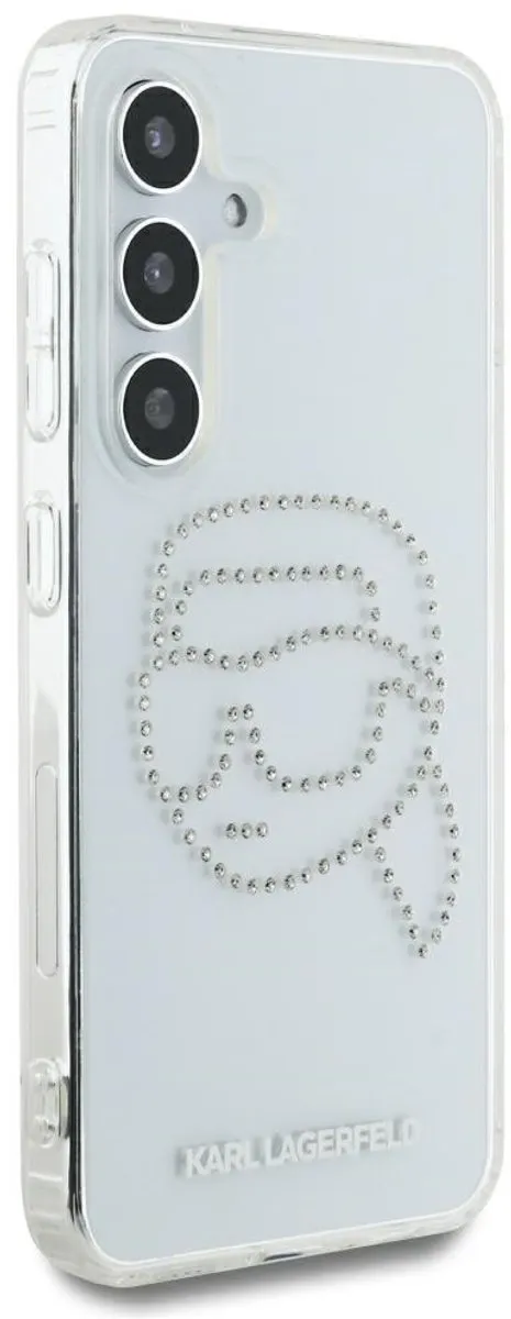 Karl Lagerfeld Strassen Karl Hoofd Logo Hoesje - Transparent