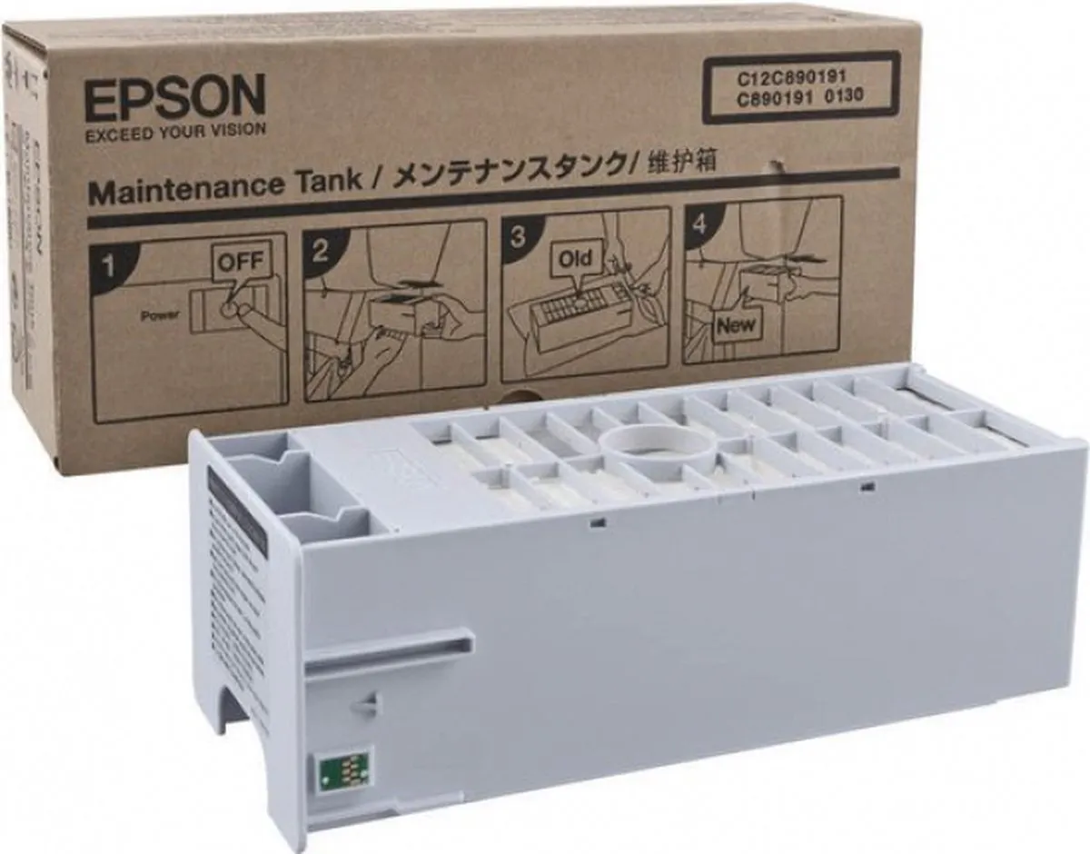 Epson C12C890191 Restantinkthouder - Grijs