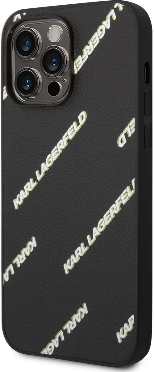 Karl Lagerfeld Back Cover iPhone 14 Pro Max - KLI14PMBKLDB - Zwart