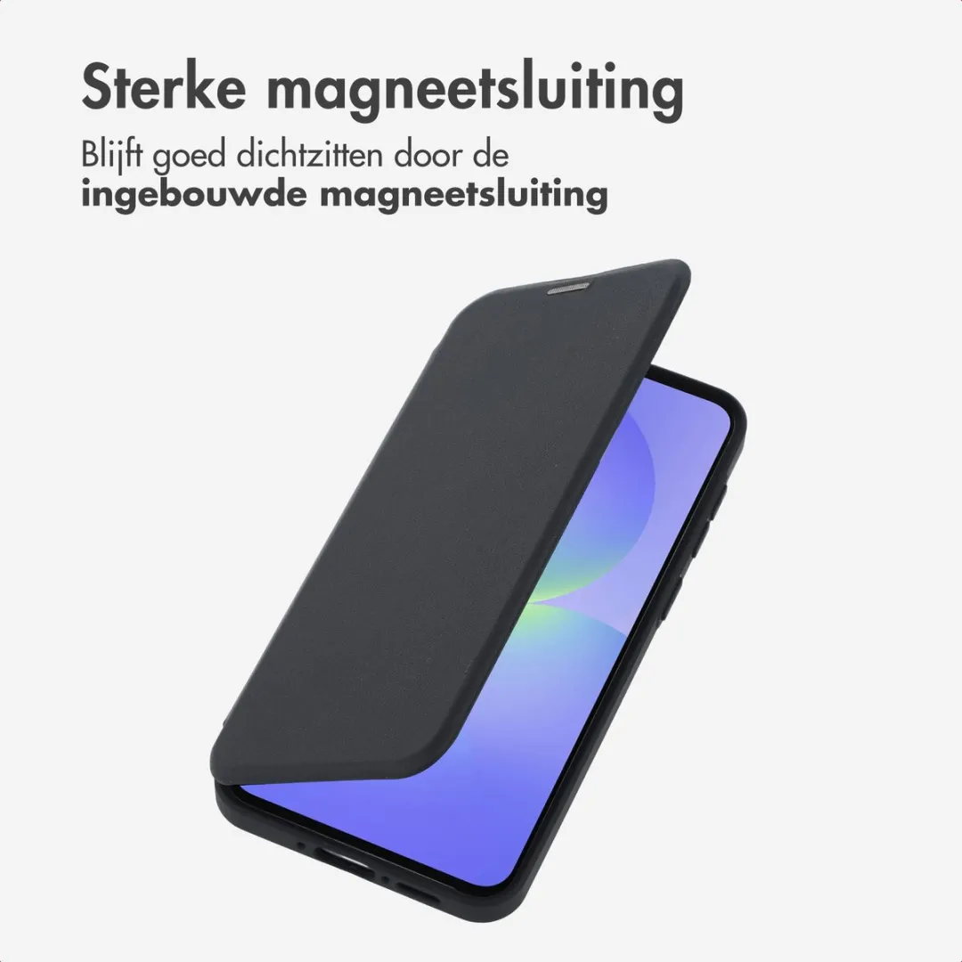 imoshiion Hoesje Samsung Galaxy A37 MagSafe - 2 Pasjes - Zwart