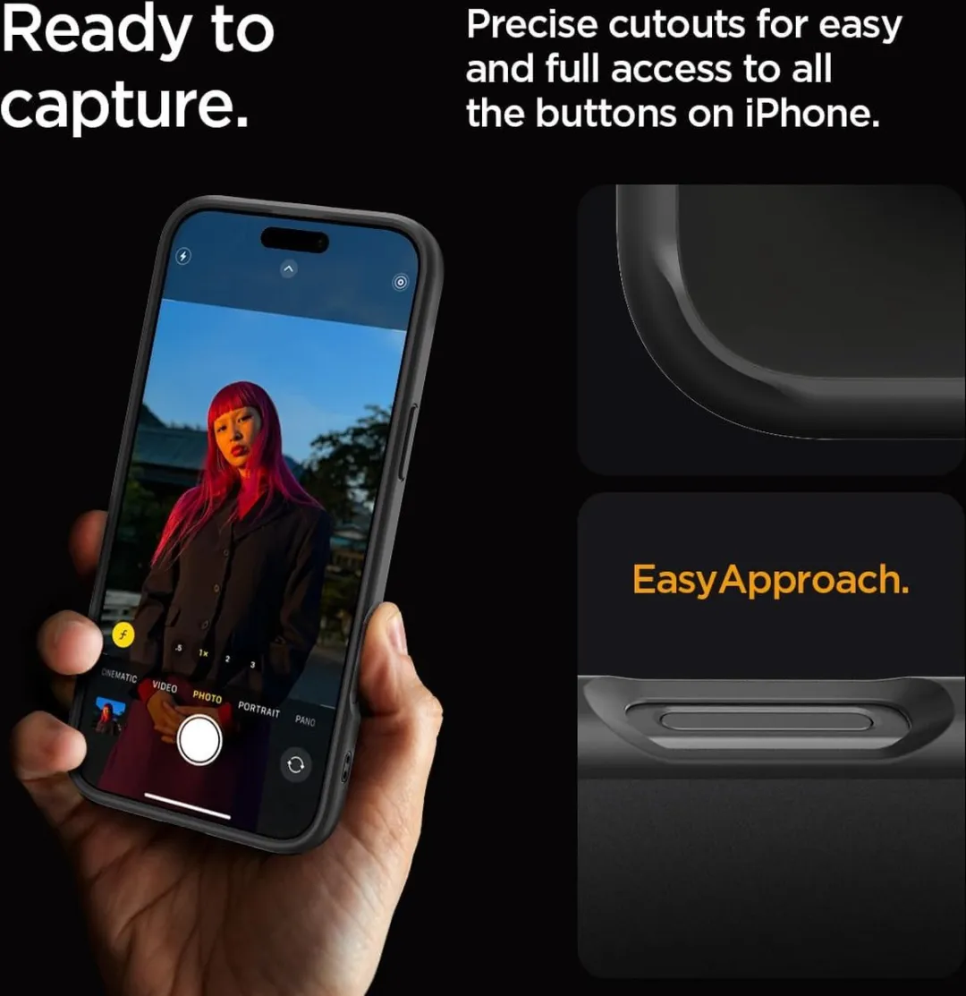 Spigen Ultra Hybrid Back Cover iPhone 16 Pro Max - Frost Black