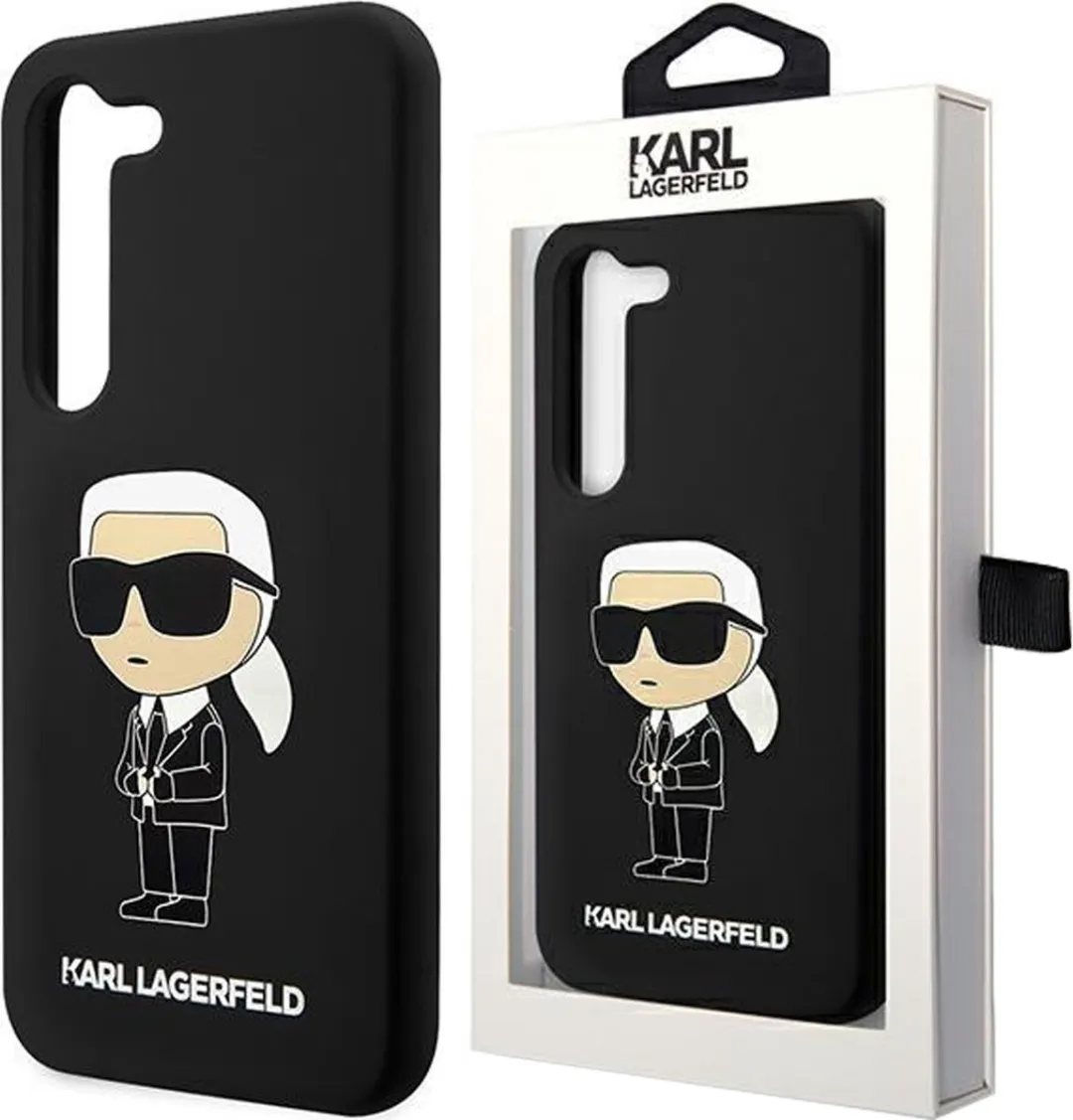 Karl Lagerfeld Siliconen Ikonik Hoesje Samsung Galaxy S24+
