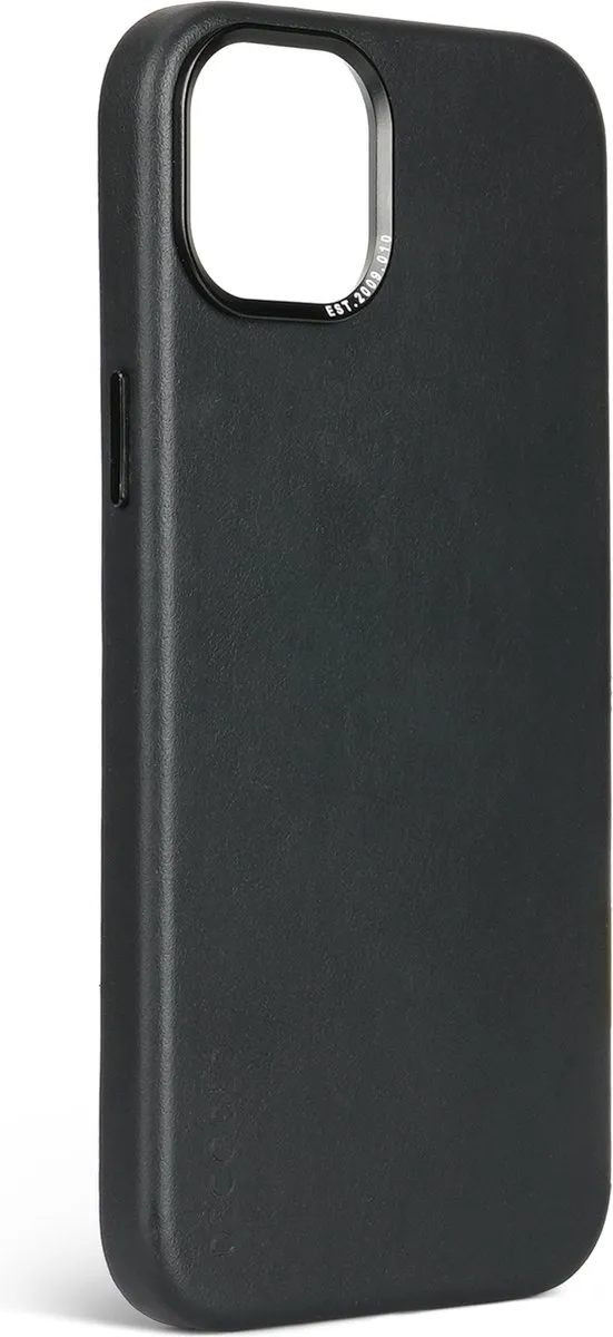 Decoded Leren Hoesje iPhone 15 Plus D24IPO15PLBC1BK - MagSafe - Zwart