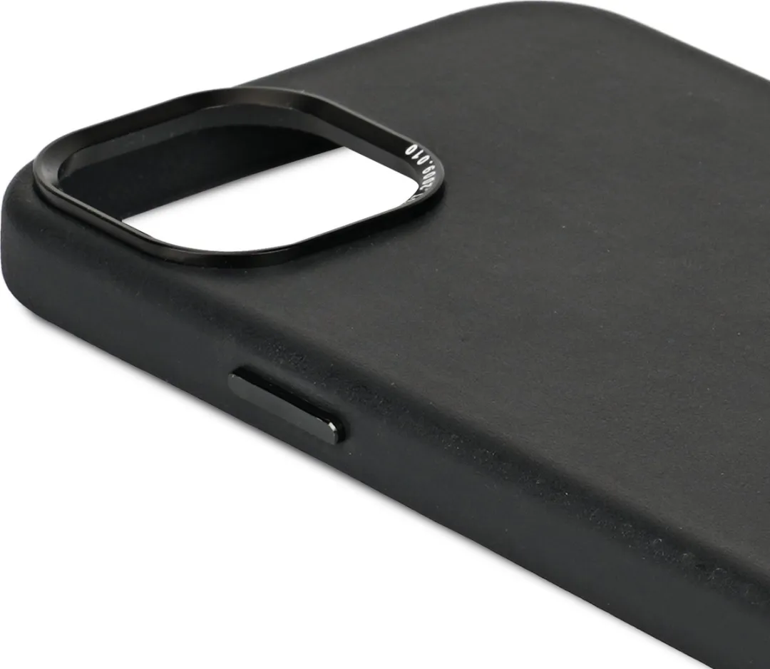 Decoded Leren Hoesje iPhone 15 Plus D24IPO15PLBC1BK - MagSafe - Zwart