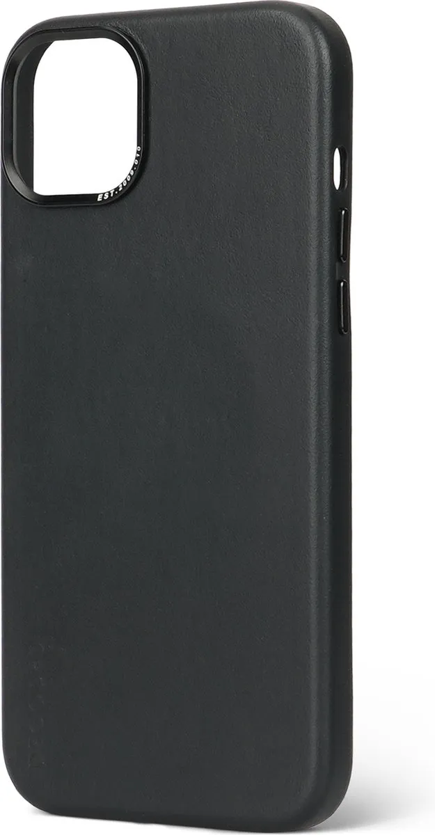 Decoded Leren Hoesje iPhone 15 Plus D24IPO15PLBC1BK - MagSafe - Zwart