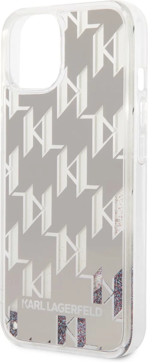 Karl Lagerfeld iPhone 14 TPU-Hoesje - Zilver - MagSafe