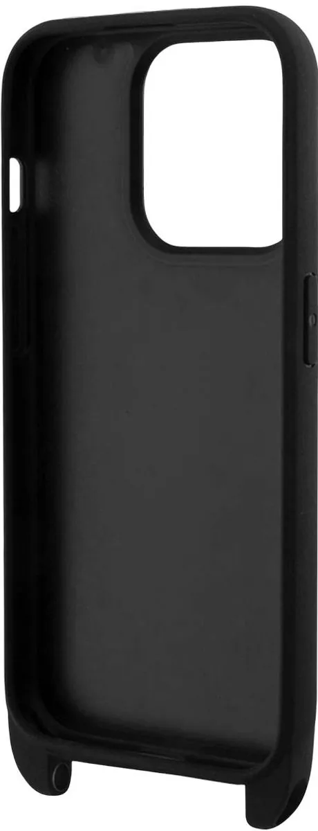 Karl Lagerfeld Hoesje iPhone 15 Pro KLHCP15LSAKCPBK - Zwart