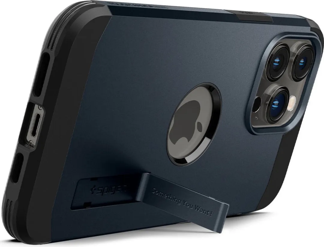Spigen Tough Armor ACS05211 Hoesje - iPhone 14 Pro Max - Blauw