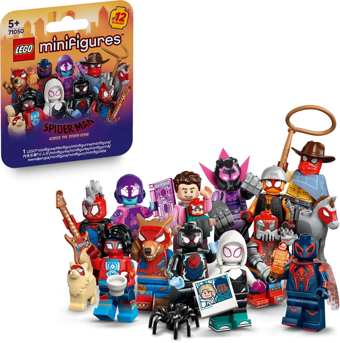 LEGO Spider-Verse Serie 71050 - 8 Stukken - Multicolor