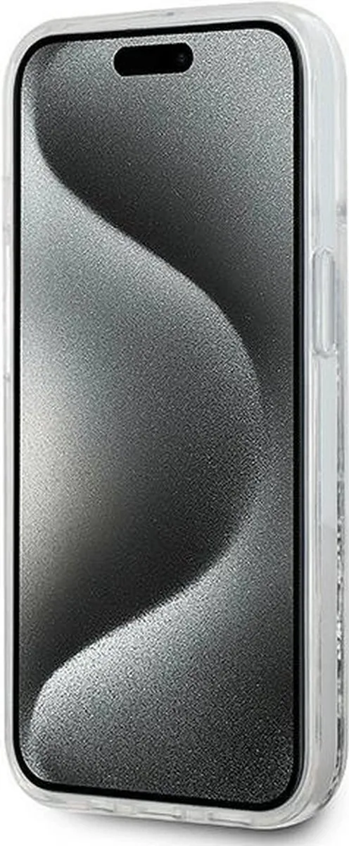 Karl Lagerfeld Liquid Glitter Choupette MagSafe Hoesje iPhone - Transparant - afbeelding 5 van 6