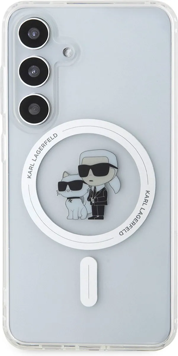 Karl Lagerfeld Backcase Hoesje KLHMS24SHGKCNOT - Transparant - afbeelding 6 van 6