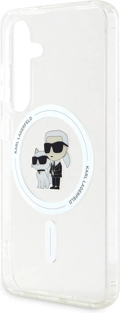 Karl Lagerfeld Backcase Hoesje KLHMS24SHGKCNOT - Transparant