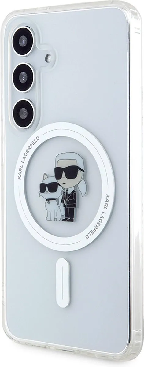 Karl Lagerfeld Backcase Hoesje KLHMS24SHGKCNOT - Transparant