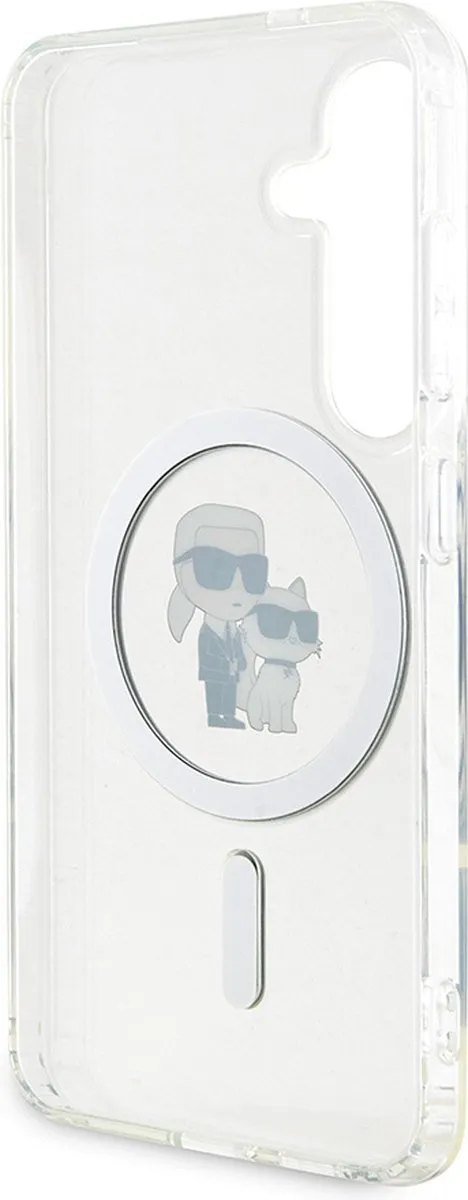 Karl Lagerfeld Backcase Hoesje KLHMS24SHGKCNOT - Transparant