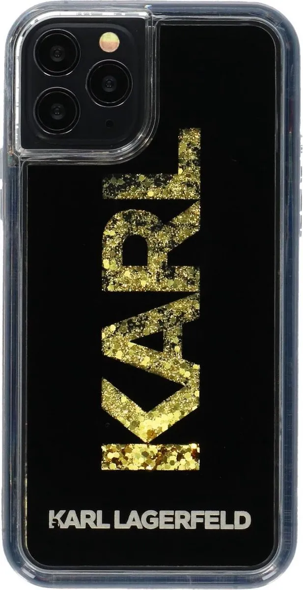 Karl Lagerfeld KLHCN58KAGBK Hoesje - iPhone 11 Pro - Zwart/Goud