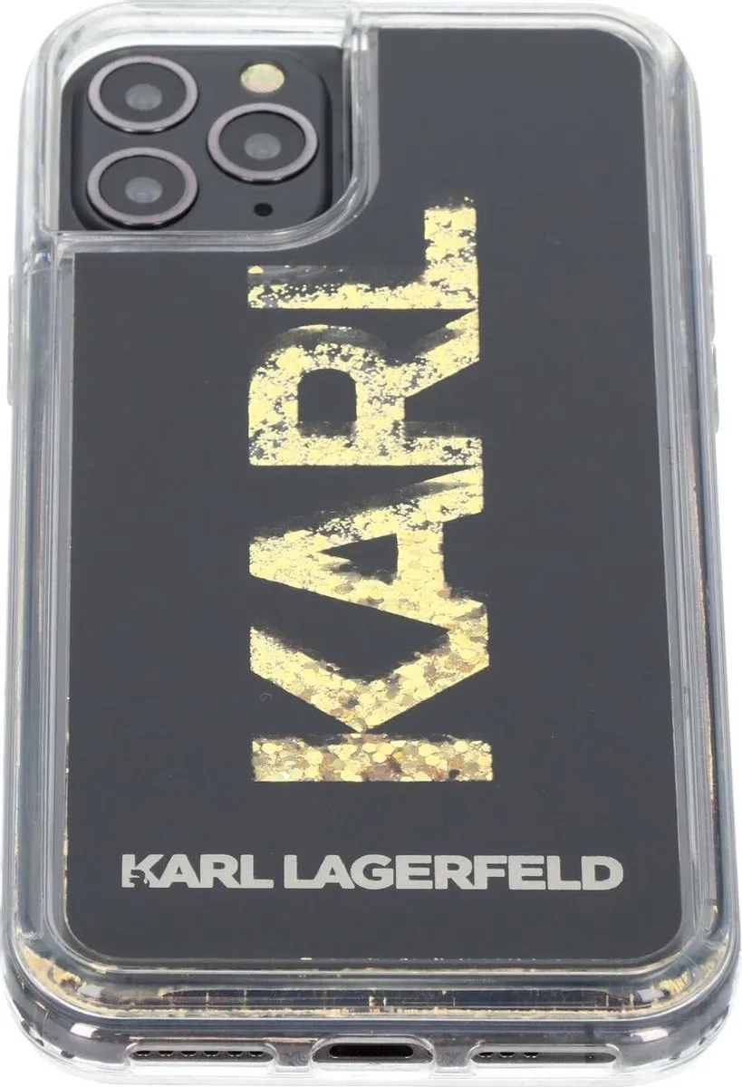Karl Lagerfeld KLHCN58KAGBK Hoesje - iPhone 11 Pro - Zwart/Goud