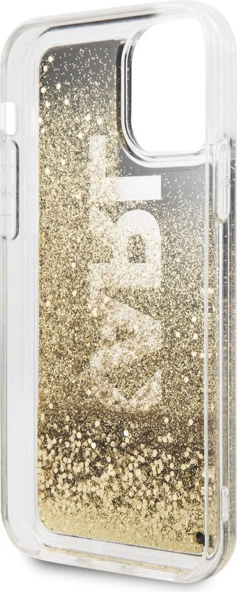 Karl Lagerfeld KLHCN58KAGBK Hoesje - iPhone 11 Pro - Zwart/Goud - afbeelding 6 van 6