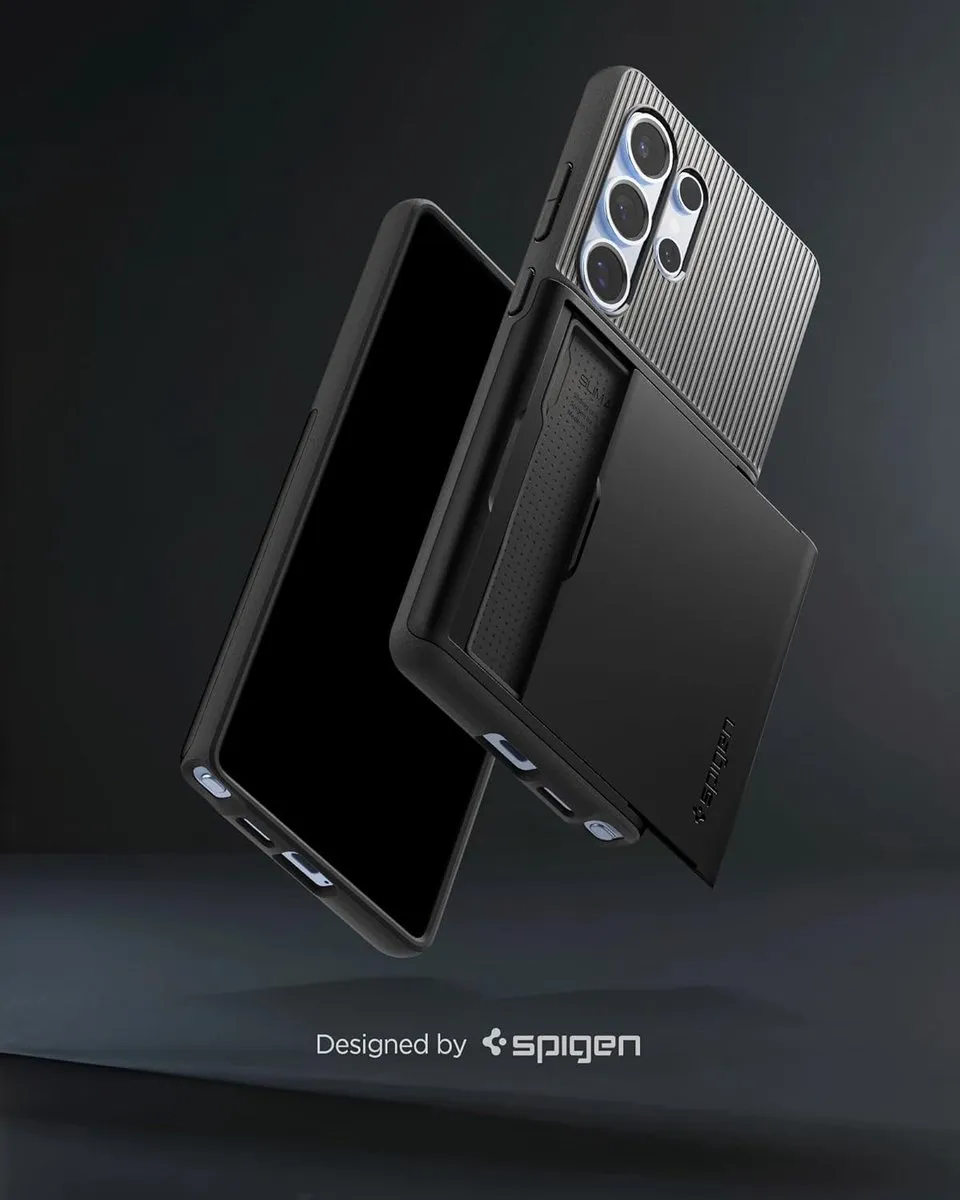 Spigen Slim Armor CS ACS06811 Hoesje - Samsung Galaxy S25 Ultra - Zwart