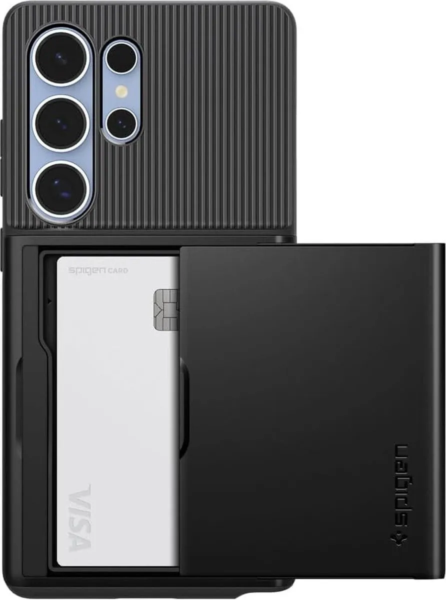 Spigen Slim Armor CS ACS06811 Hoesje - Samsung Galaxy S25 Ultra - Zwart