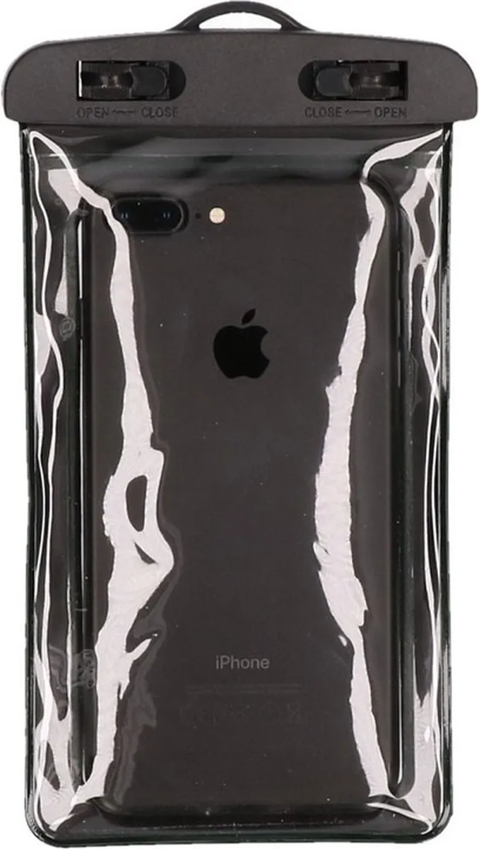 Bellatio Design Telefoonhoesje Zwart - Waterdicht 21x11,5cm