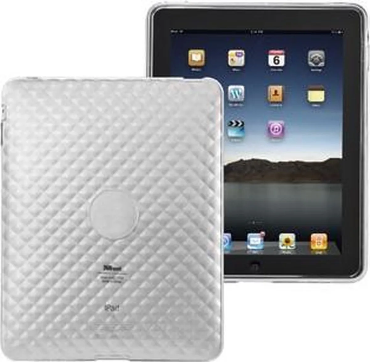 Trust 17728 Siliconen Hoes Apple iPad - Wit